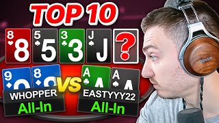 I'M BACK AT 100NL?! | Top 10 Hands Ep. 187