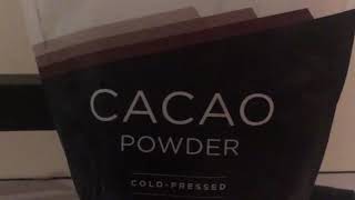 Cacao Powder   My Currently Favorite Brand   Terrasoul   Theobroma Cacao