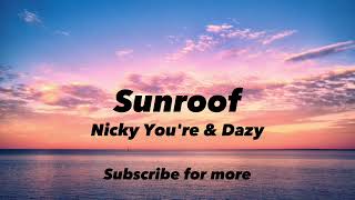 Sunroof - Nicky Youre & Dazy (1 min lyrics)