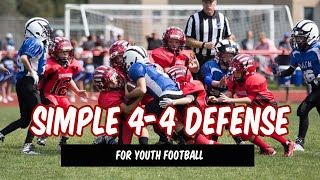 A Simple 4-4 Defense for Youth Football