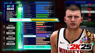 99 PASS JOKIC BUILD GETS FOUR LEGEND BADGES IN NBA 2K25...