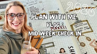 Vlog | Mid Week Planner Check In  | Hobonichi Cousin 