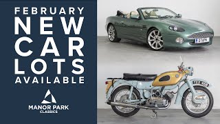 New Lots Available at Barons Manor Park Classics | Car & Bike Auction Preview
