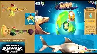 (NEW) Echo (Ichthyosaur) Live Contest (HARBOR) Recycler cannon 3.0 - Hungry Shark World