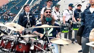 Mike Portnoy with Seattle Seahawks Blue Thunder Drumline: Conga - Sept 24th 2023