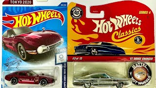 Hot Wheels Toyota 2000 GT & ‘67 Dodge Charger (Olympics Games Tokyo 2020 & HW 40th Anniversary) 1:64
