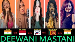 Deewani Mastaani | Battle By - XXXX, Rita Roshan, Piano Eshaal, Dilmi Sachinika and Shreya Ghoshal |