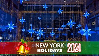 NEW YORK CITY | The Shops at Columbus Circle 'Holiday Under The Stars' Light Show 🎄✨