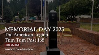 Amboy Honors Memorial Day: Ceremony, Eagle Flyover, and Community Tribute at Territorial Park