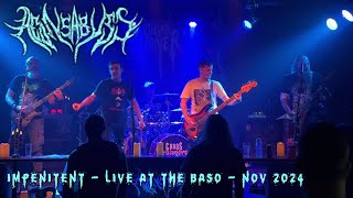 Aeons Abyss - Impenitent, (Live at The Baso, Canberra, Australia) | 2 November 2024