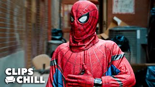 Tom Holland's EPIC Suit Up Scene & Stan Lee Cameo | Spider-Man: Homecoming