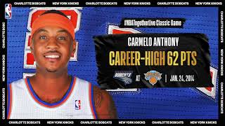 Melo Sets Knicks & MSG Record With 62-PT Game | #NBATogetherLive Classic Game