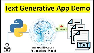 Generative AI App In 10 Minutes ! | Python Streamlit | AWS | Amazon Bedrock