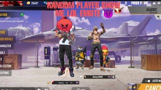 RANDOM PLAYER SHOW ME LOL EMOTE || GAMING WITH DEVIL 777