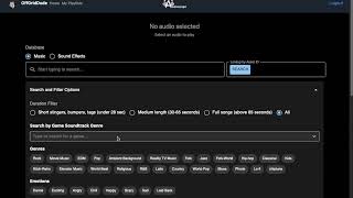 Audioscape Discovery Tool: Searching for Music Tracks