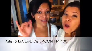Kalisi & LiA LiVE visit KCCN FM 100