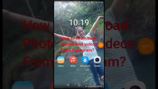 How to download photos and videos from Instagram?