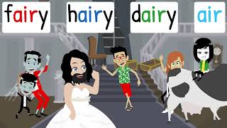 AIR Trigraph Phonics Song | Learn 'air' Words (hair, fairy, chair)