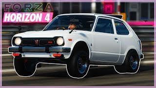 Forza Horizon 4 | SLEEPER Honda Civic Hatch (1100hp+ Drag Build)