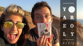 Trying Japanese Kombu Snack At The Beach | Yael & Roy's Mania