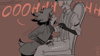 SI NO TE VEO ME DESESPERO. alastor anda enamorado (COMIC FANDUB)