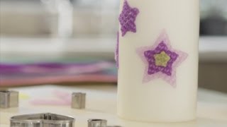 How to Decorate a Candle - Let's Craft with Modernmom