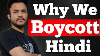why Indians start boycotting Hindi |