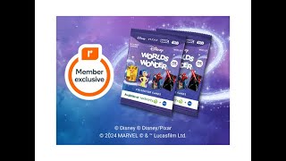 Disney Worlds of Wonder Collector Cards Packs 96-100 (Woolies / Woolworths) Pack Opening