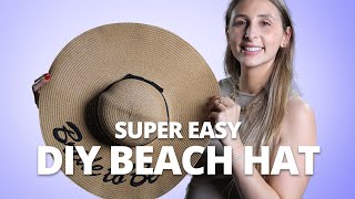 Personalized Beach Hat - Easy