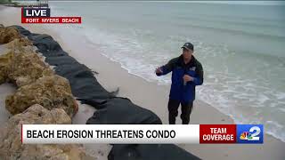 LIVE: All Eyes On Fort Myers Beach Condo Building That's 'One Storm Away From Devastation'