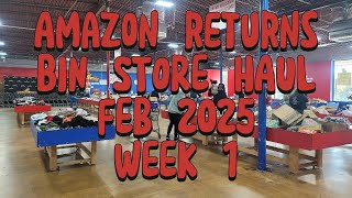 Amazing deals at the Amazon Returns/Bin store on $5 day! Feb 2025 Week 1
