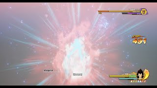 Dragon Ball Z Kakarot:SSJ4 Vegeta VS Golden Great Ape (Mod)