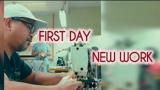 MY FIRST DAY IN MY NEW WORK 