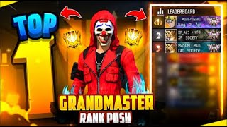 New Grandmaster Top 1 Push V Badge Lobby ❤ FF LIVE ✌ Free Fire LIVE! #ff #freefire