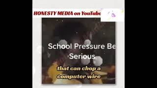 A SCHOOL GIRL explaining what a computer mouse is...  SCHOOL Pressure be serious for this girl