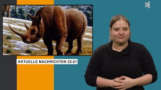 Aktuelle Nachrichten 22.01 in ÖGS: Erste Zusagen für Performer beim ESC, Wollnashorn im Wolfsbauch