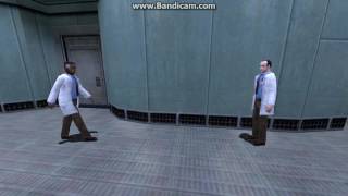 Half-Life: Source - Random Scientist Walks In Place For 5 Minutes