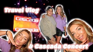 Travel Vlog: Nashville to Southern California ✈️ | In Flight Self Care & Cascada Concert 🎶✨