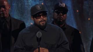 Ice Cube of N.W.A's Rock & Roll Hall of Fame Acceptance Speech | 2016 Induction