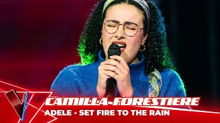 Adele - 'Set Fire To The Rain' ● Camilla Forestiere | Blinds | The Voice Belgique Saison 12