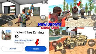 ALL NEW SECRET CHEAT CODES??😱 || OF  INDIAN BIKE DRIVING 3D NEW UPDATE 2026