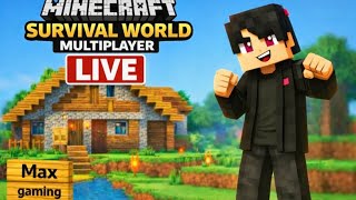 🔥 Minecraft Hardcore World LIVE | 1 Life = Game Over! 😱 🔥