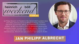 Jan Philippe Albreacht, Co-President of the Heinrich Böll Foundation