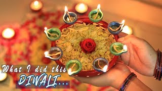 What I did this Diwali | urli making | diwali decoration idea | Easy and creative diya decor