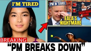 Alex Eala breaksdown  in tears after first round Australian Open loss! PM Devastated