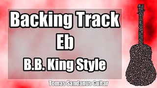 Lucille Style Backing Track in Eb - E flat-  BB King Blues Guitar Jam Backtrack