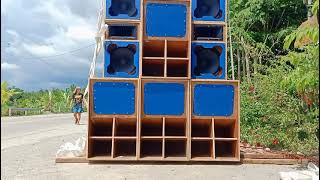 SOUND CHECK 4X4X4 Set up Double D MINI SOUND (D18"1000WATTS)