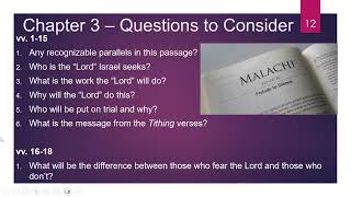 12/15/25, Monday Manna - "Malachi: Chapter 3, Part 1" Pastor Stephen Lyons