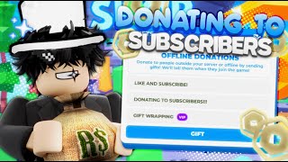 🔴LIVE!!!!!🔴💸DONATING💸 in Pls Donate! *TTS ENABLED!* (END OF PLS DONATE?!?!)