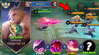 SAVAGE?! THIS IS WHAT HAPPENS WHEN GLOBAL LANCELOT BACK IN EPIC! 🔥 | NEW SEASON BUILD! - MLBB